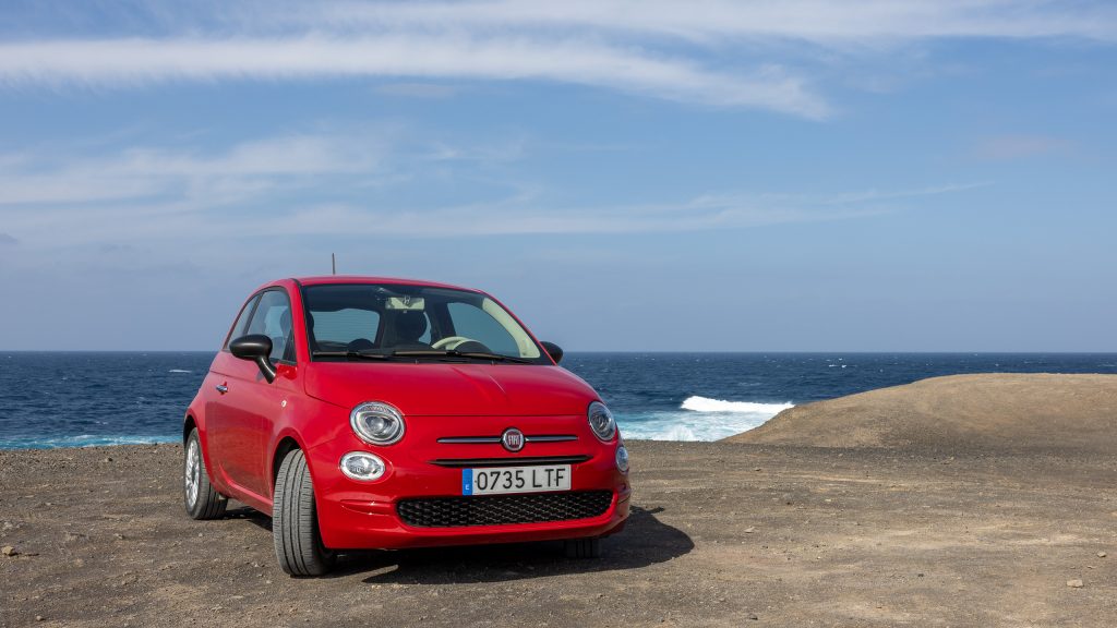 Fiat 500 Hybrid auf Fuerteventura