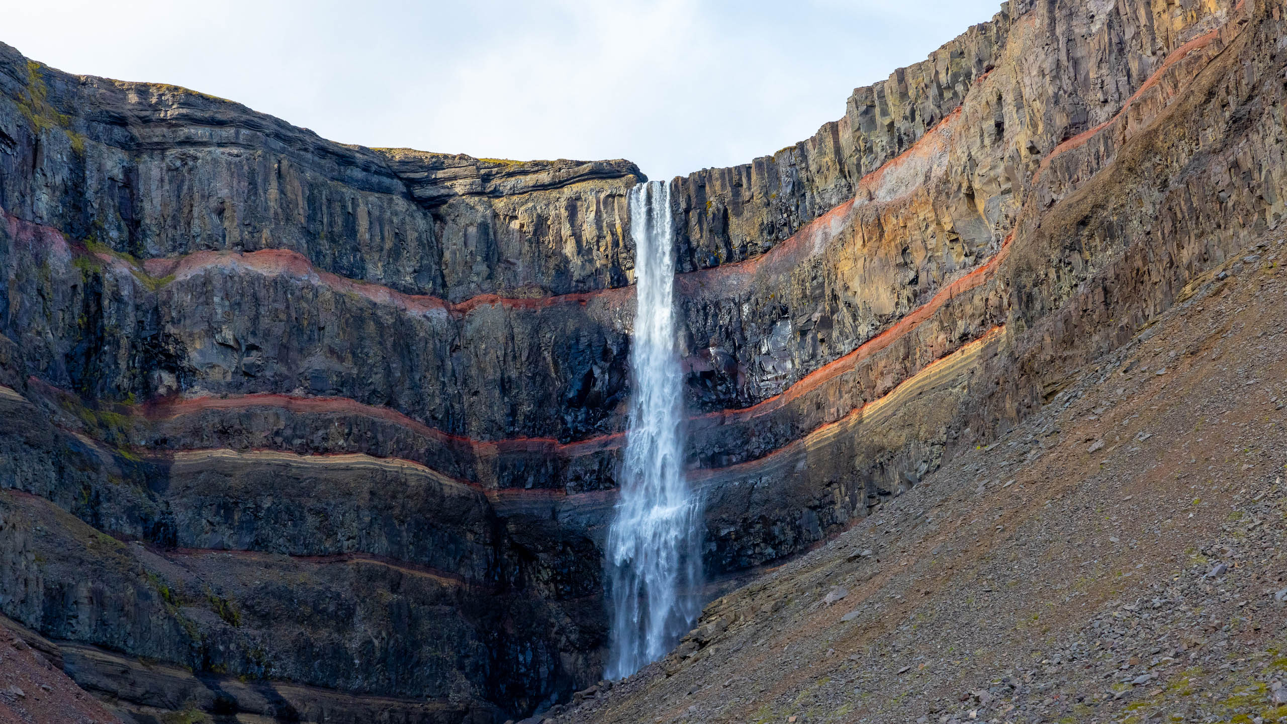 Hengifoss Island