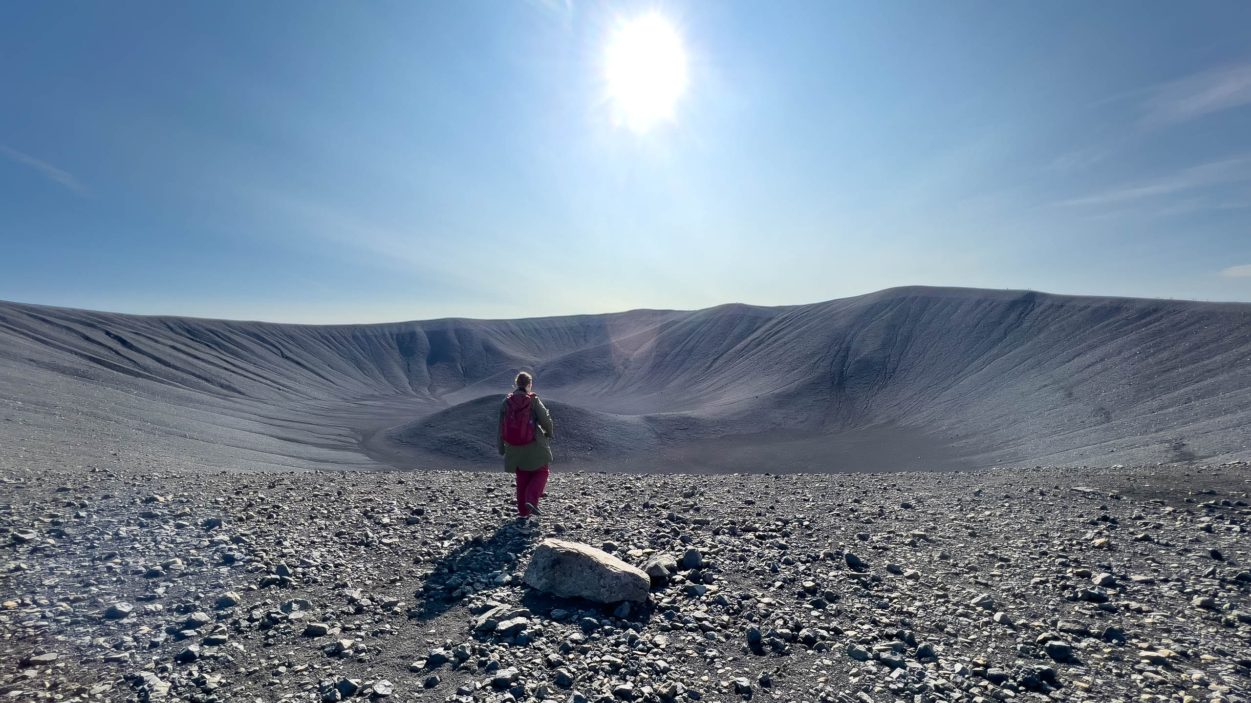 Hverfjall Volcano Island